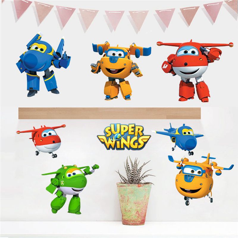 Hot Cartoon Super Wings Deform - Baby Nursery Posters recension och pris