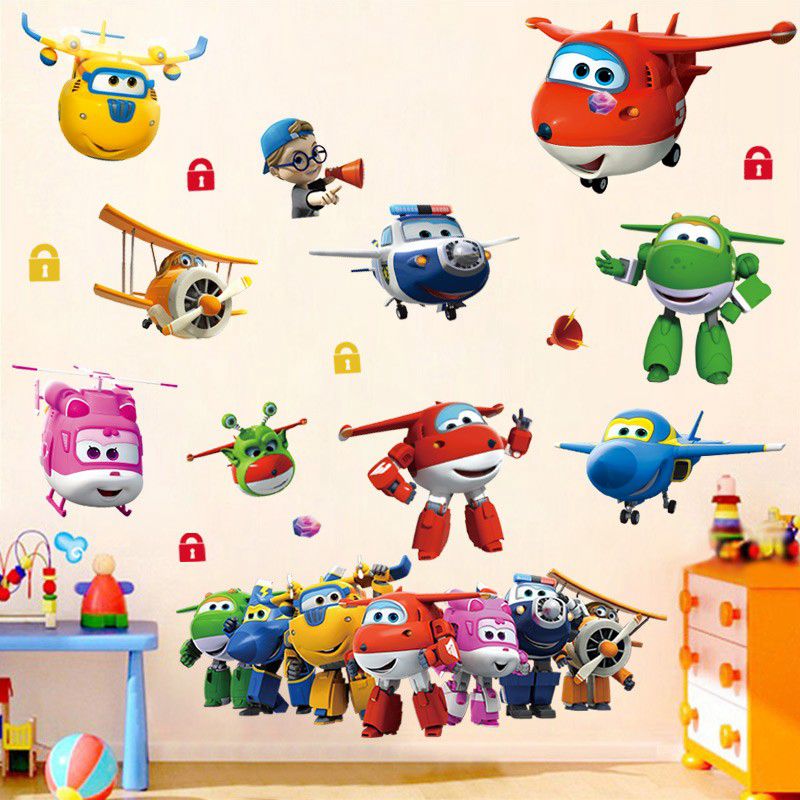 Hot Cartoon Super Wings Deform - Baby Nursery Posters recension och pris