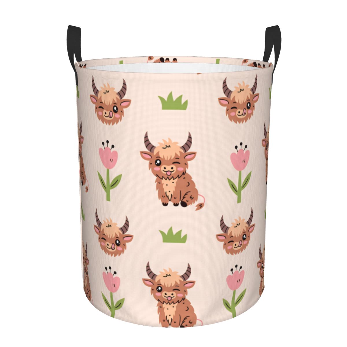 Cute Baby Highland Cows Laundr - Baby Nursery Laundry Hamper recension och pris