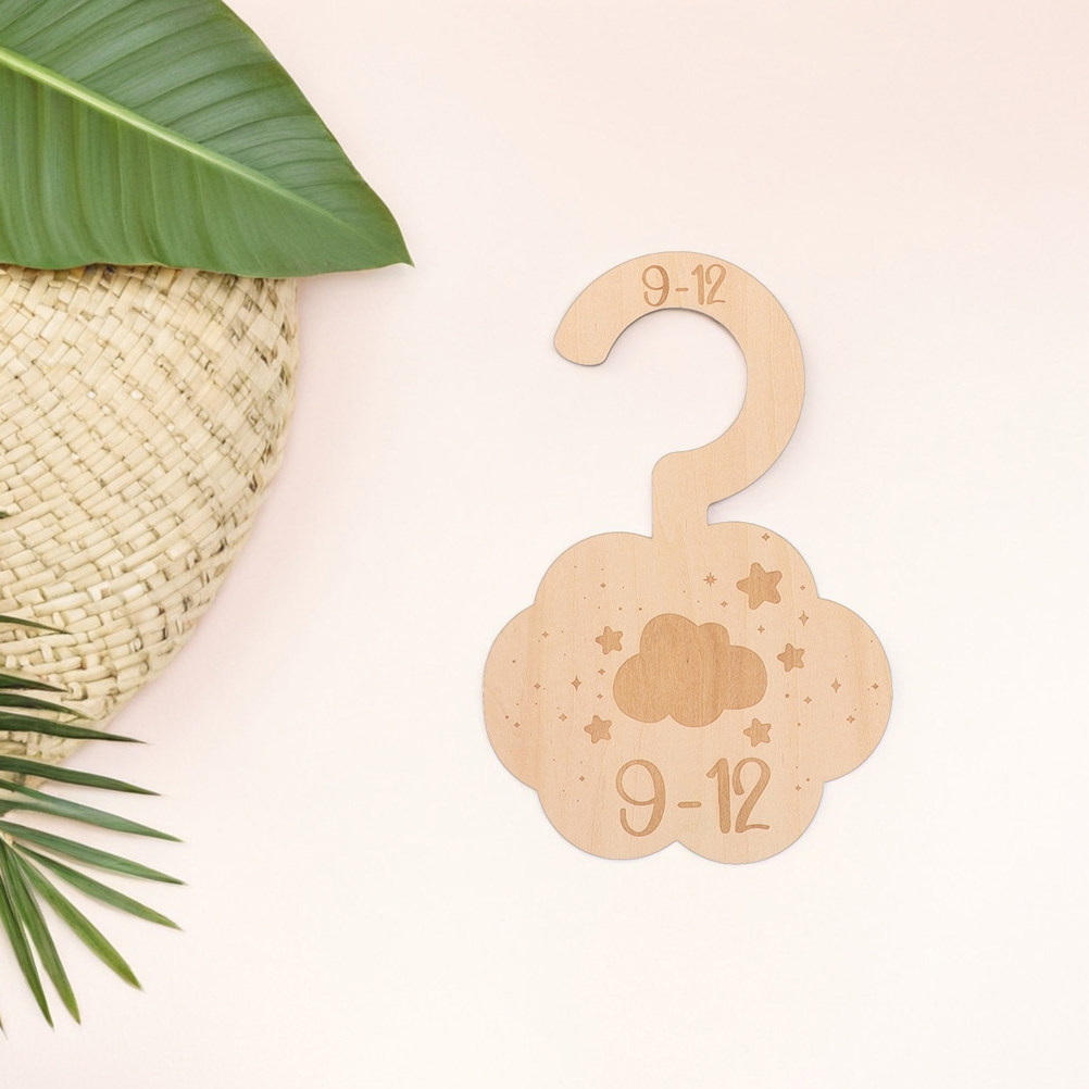 14Pcs Wooden Nursery Clothes D - Baby Nursery Themes recension och pris