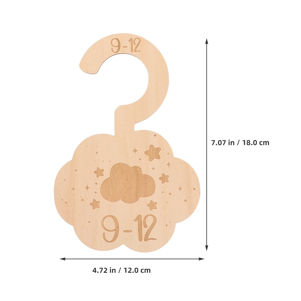 14Pcs Wooden Nursery Clothes D - Baby Nursery Themes recension och pris