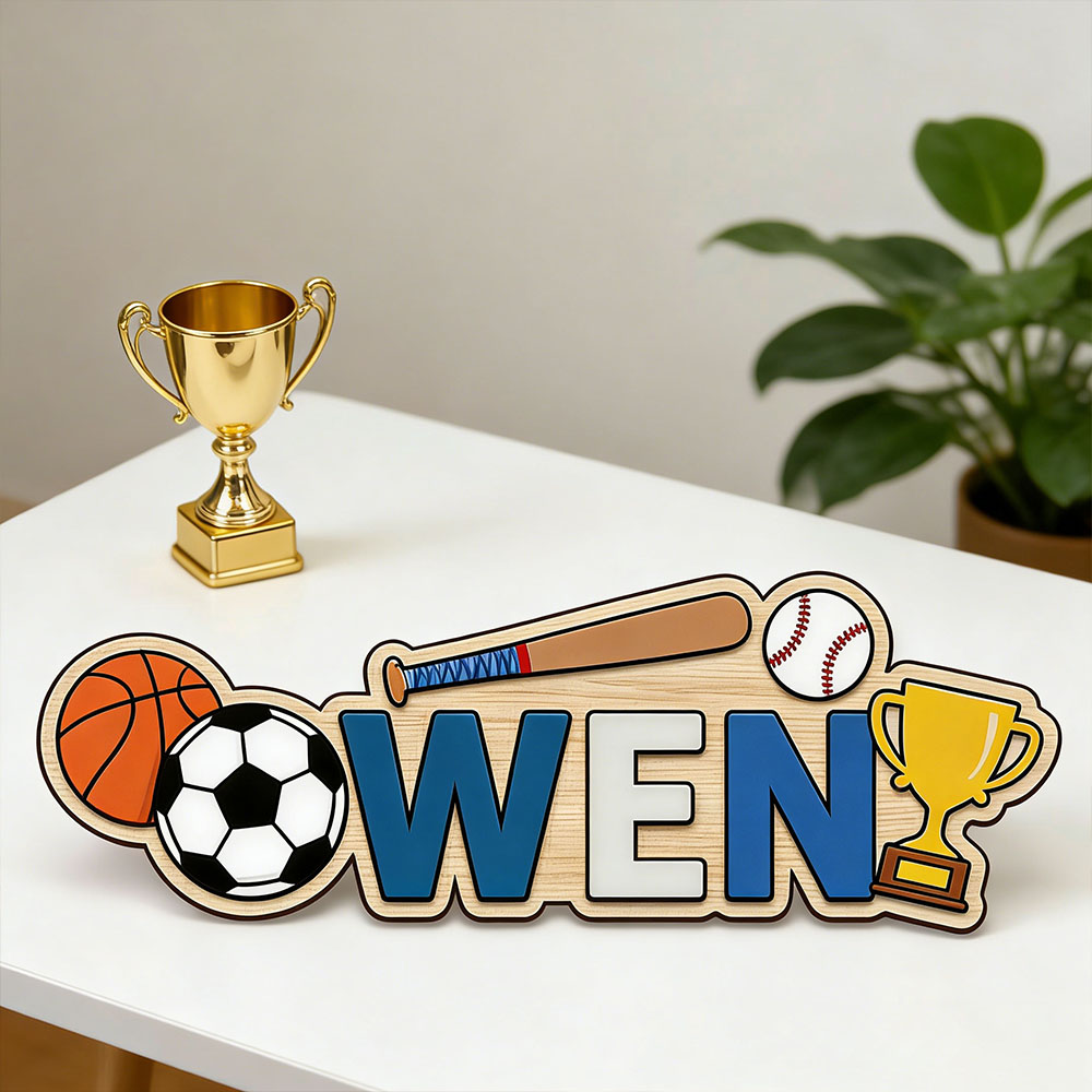 Sports Ball Trophy Themed Cust - Baby Nursery Themes Boy recension och pris