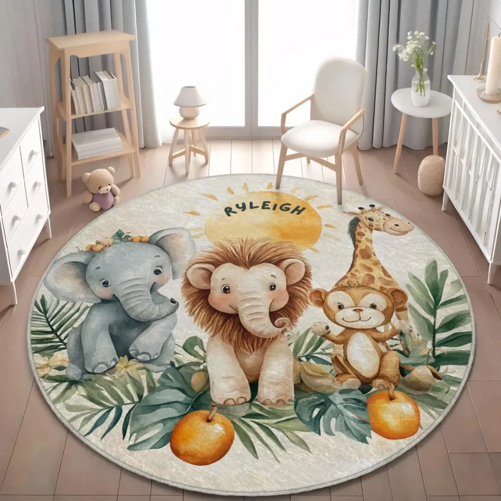 Wild Safari Animal Floor Mat G - Baby Nursery Mat recension och pris