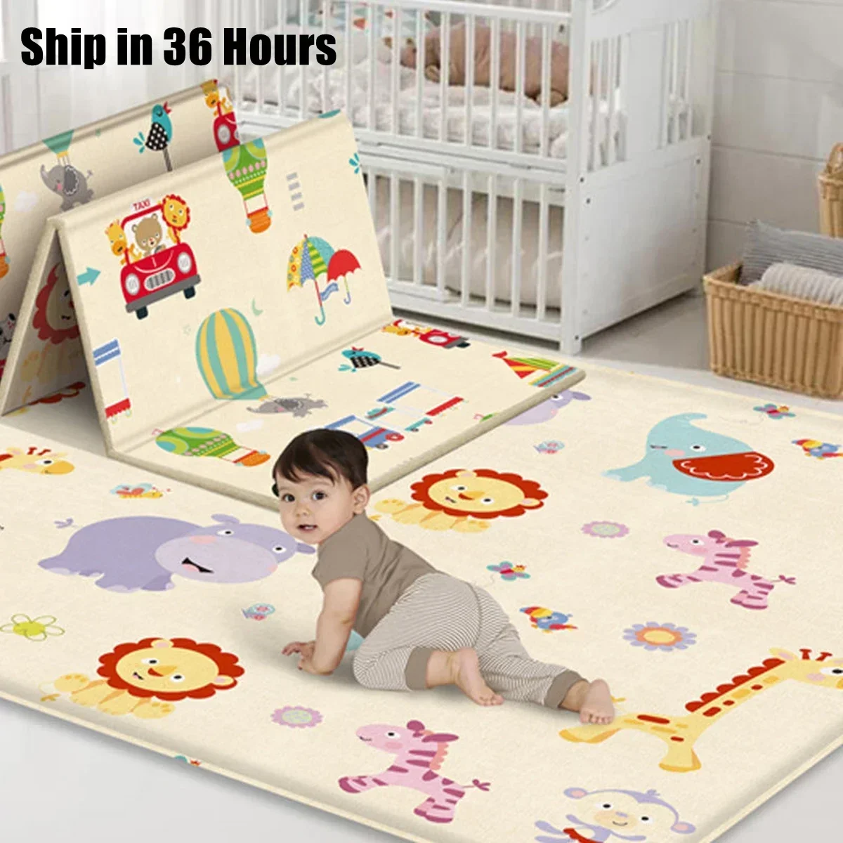 Non-Toxic Educational Foldable - Baby Nursery Mat recension och pris