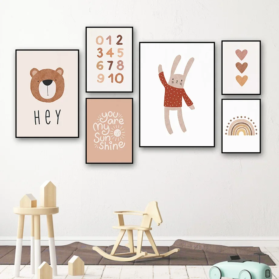1PC--Nordic Style Cute Cartoon - Baby Nursery Themes recension och pris