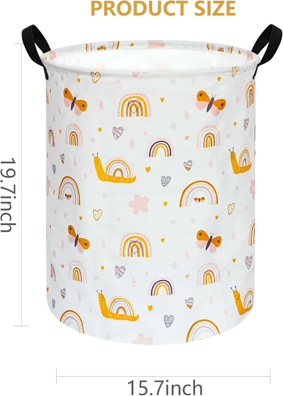 Large Laundry Basket Canvas St - Baby Nursery Laundry Hamper recension och pris