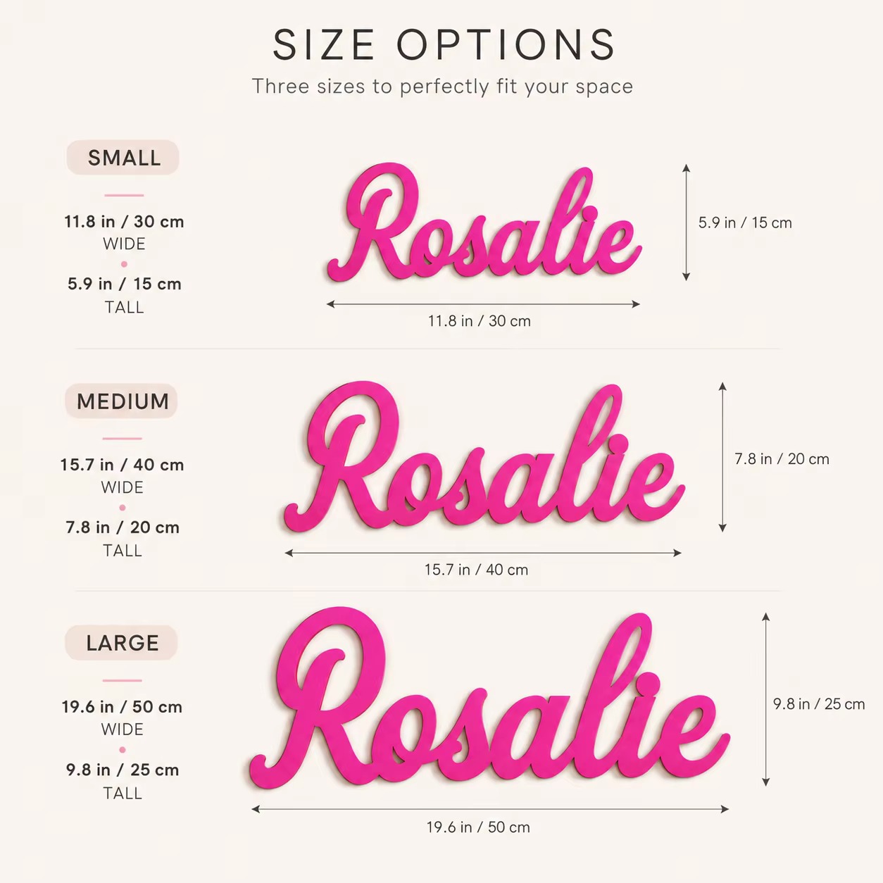 Personalized Wooden Name Sign  - Baby Nursery Home recension och pris