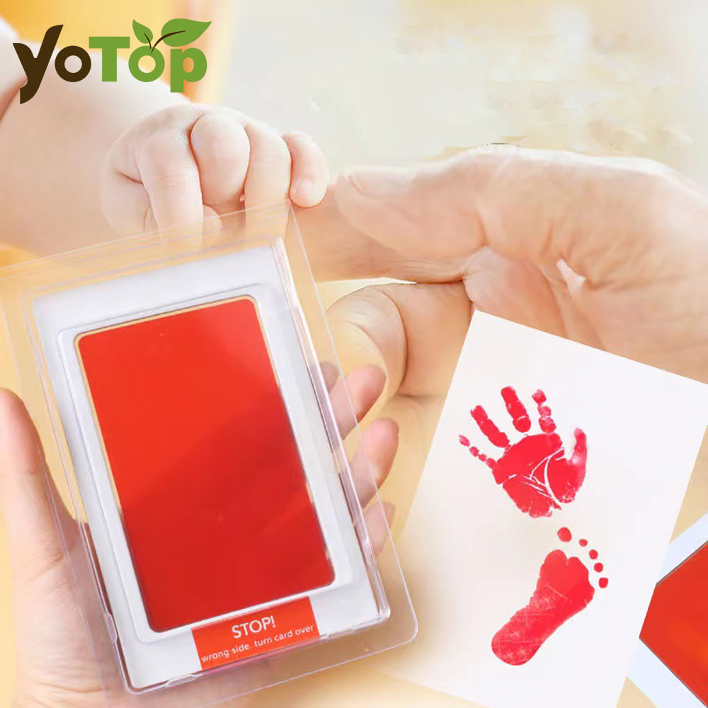 Large Size Non-Toxic Baby Hand - Footprint Ink Kit recension och pris