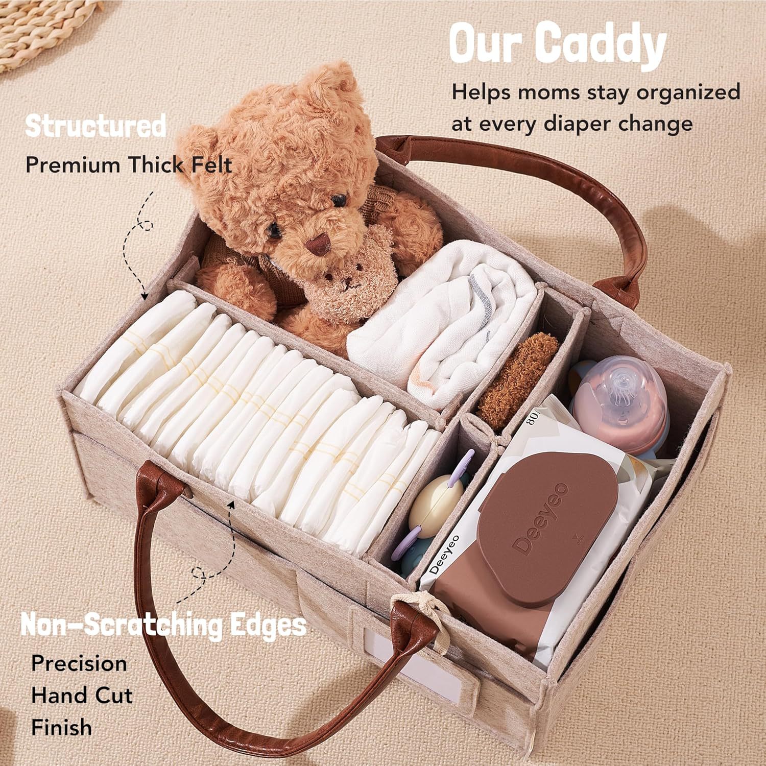 Baby Felt Storage Nursery Orga - Baby Nursery Unisex recension och pris