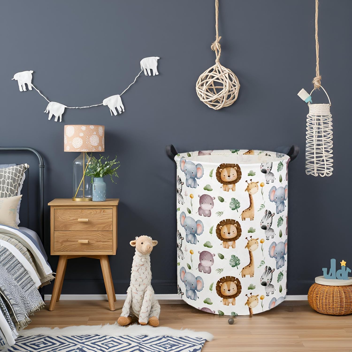 Baby Laundry Hamper Basket Bab - Baby Nursery Laundry Hamper recension och pris