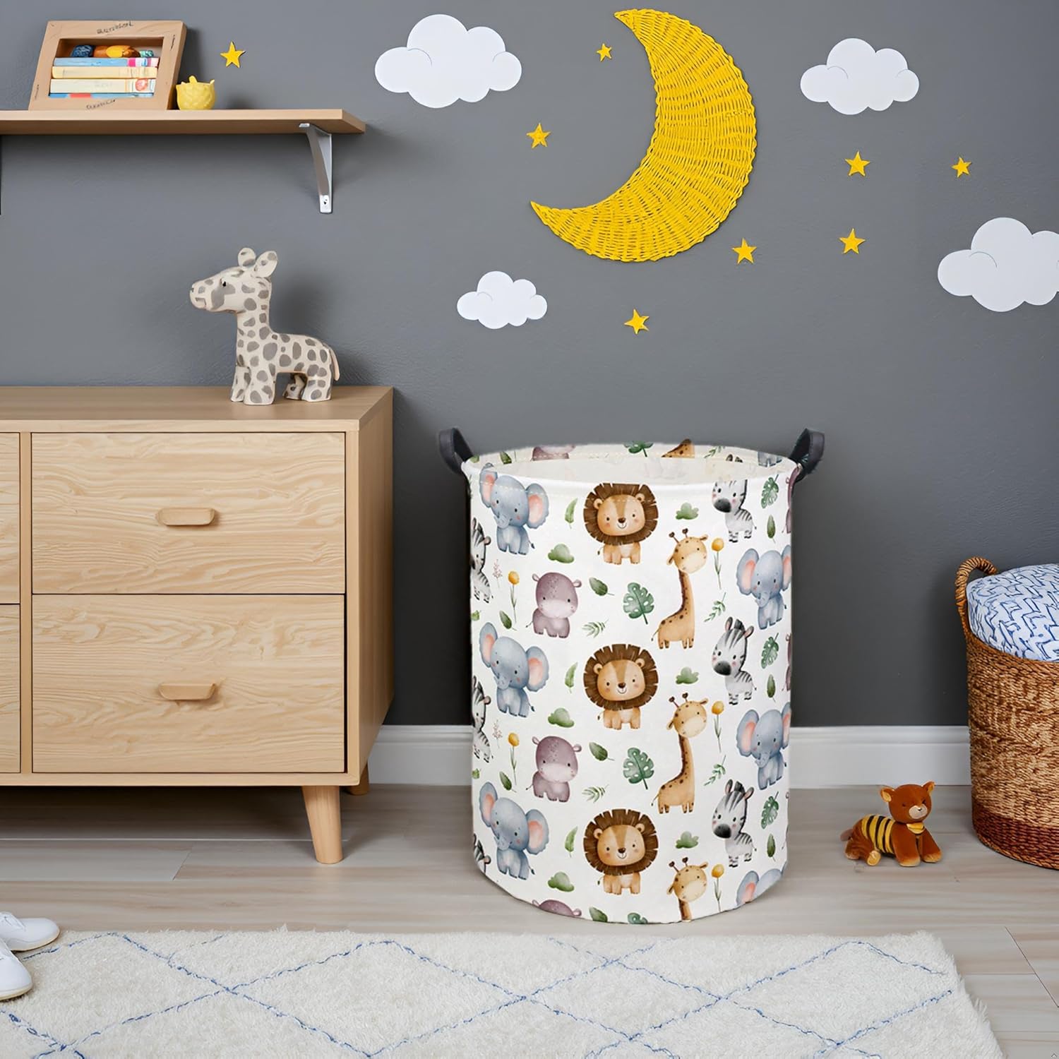Baby Laundry Hamper Basket Bab - Baby Nursery Laundry Hamper recension och pris