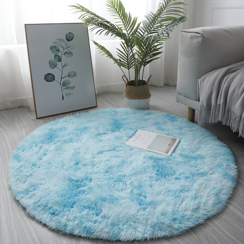 Super Soft Fluffy Round Rug Pl - Baby Nursery Mat recension och pris