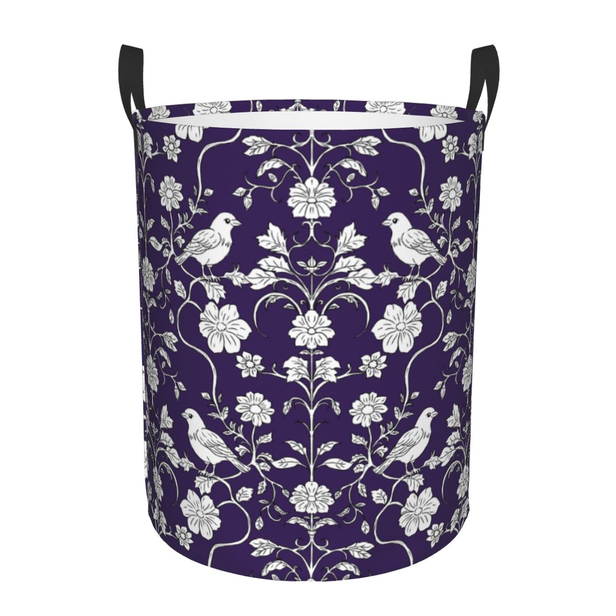 Birds And Flowers Pattern Laun - Baby Nursery Laundry Hamper recension och pris