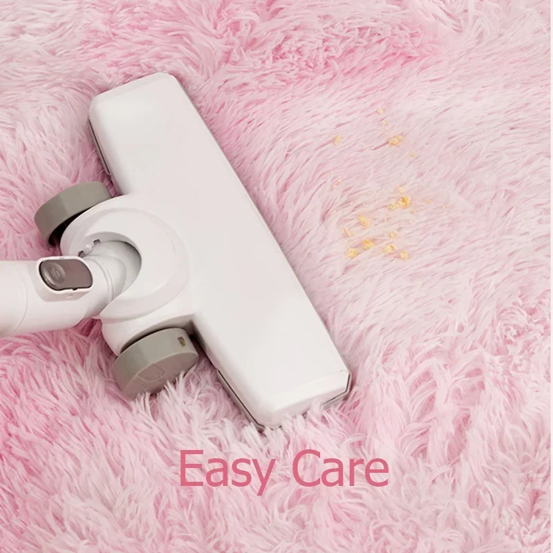 Pink Kids Carpet For Girls Bed - Baby Nursery Mat recension och pris