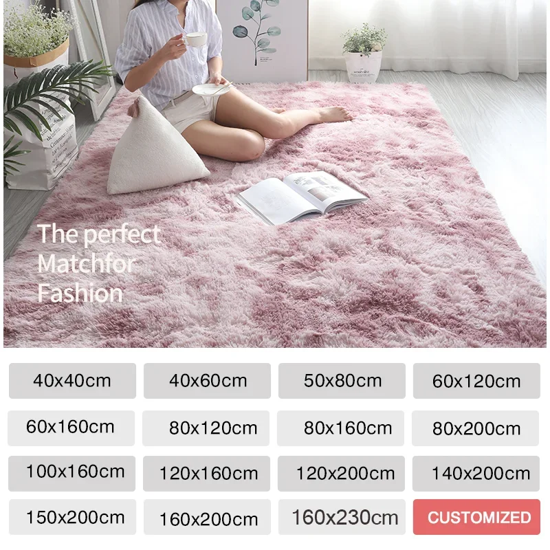 Pink Kids Carpet For Girls Bed - Baby Nursery Mat recension och pris