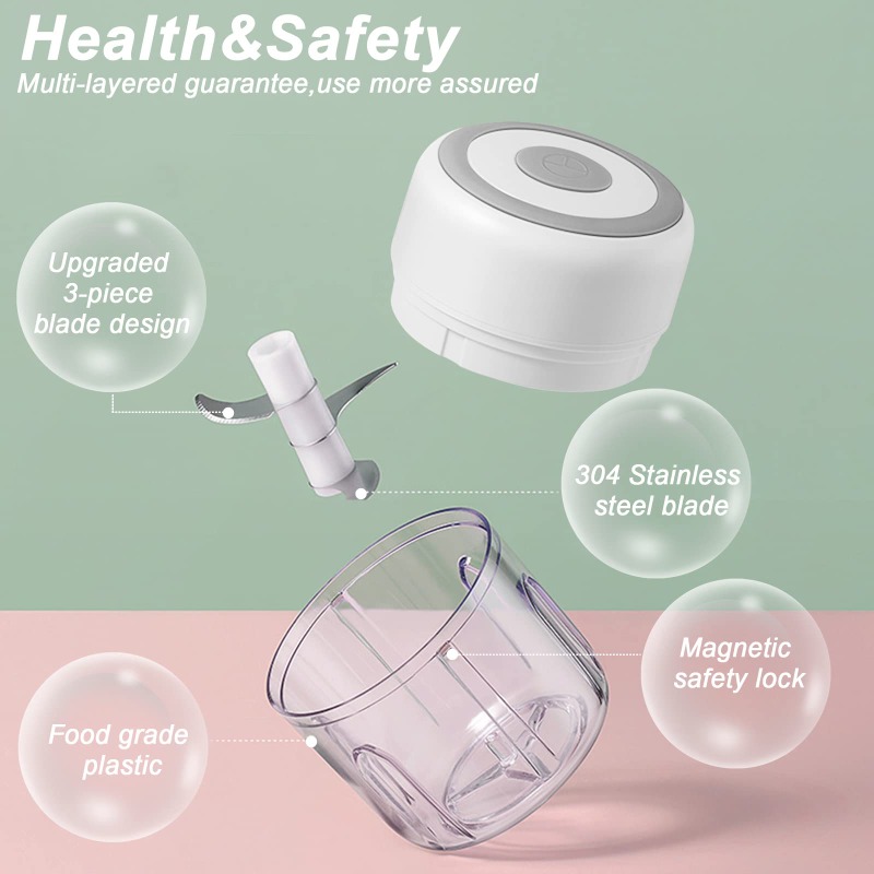 250ML Electric Garlic Grinder  - Baby Food Processor recension och pris