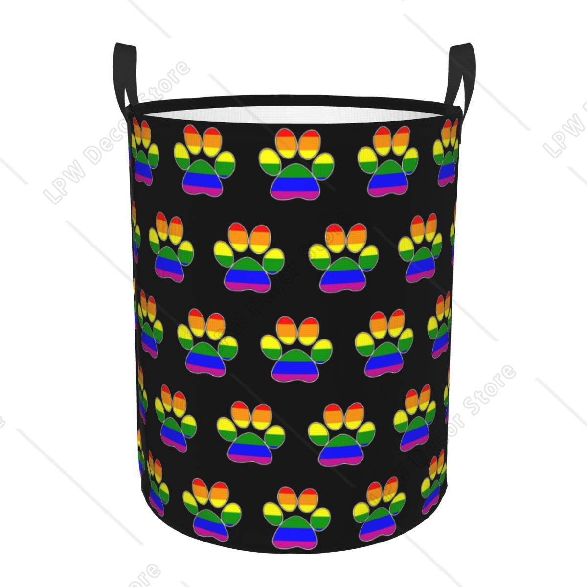 Custom LGBT Pride Gay Paw Laun - Baby Nursery Laundry Hamper recension och pris