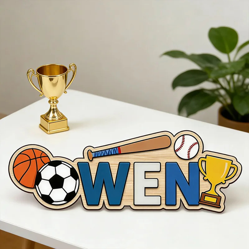 Sports Ball Trophy Themed Cust - Baby Nursery Themes Boy recension och pris