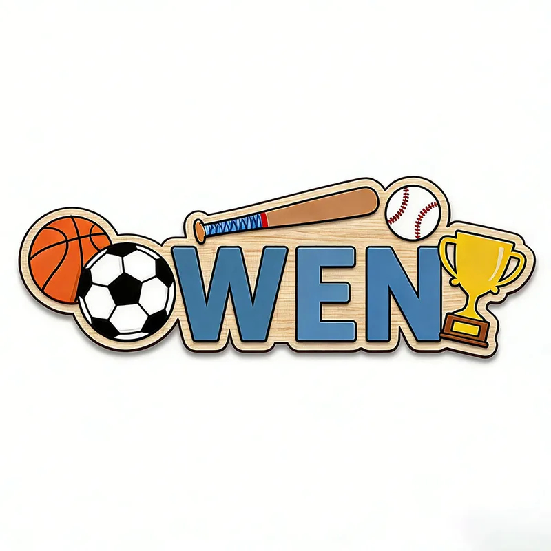Sports Ball Trophy Themed Cust - Baby Nursery Themes Boy recension och pris