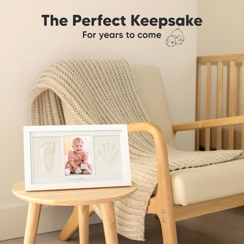 Baby Handprint Footprint Clay  - Baby Nursery Unisex recension och pris