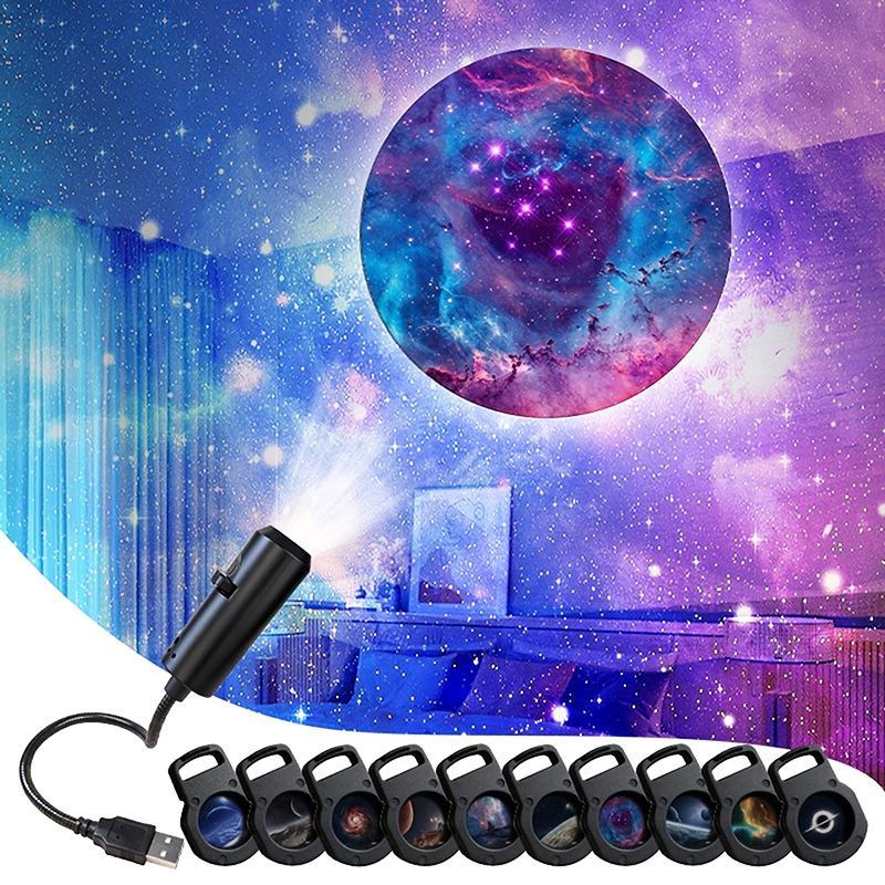 10‑in‑1 Galaxy Star Projector  - Night Light Projector Stars recension och pris