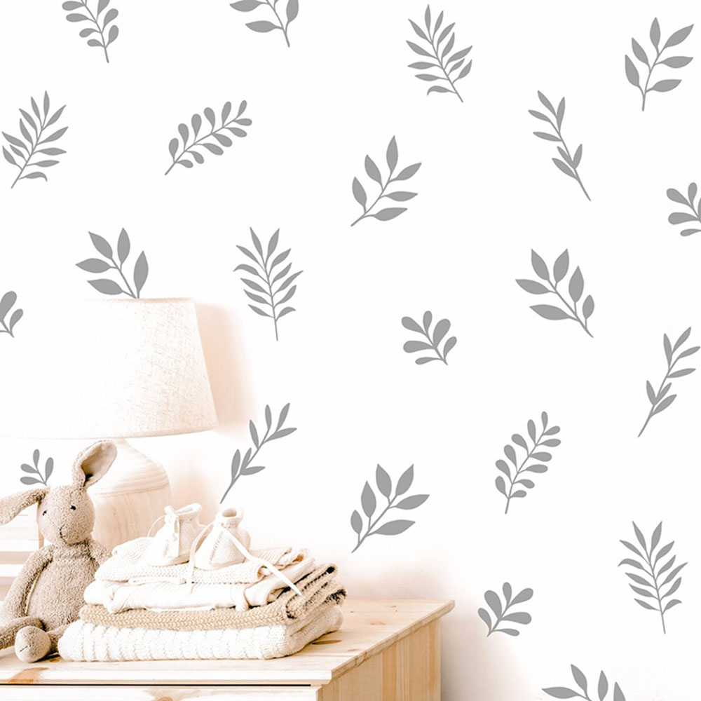 41Pcs Botanical Leaf Wall Stic - Baby Nursery Vinyl Wall Stickers recension och pris