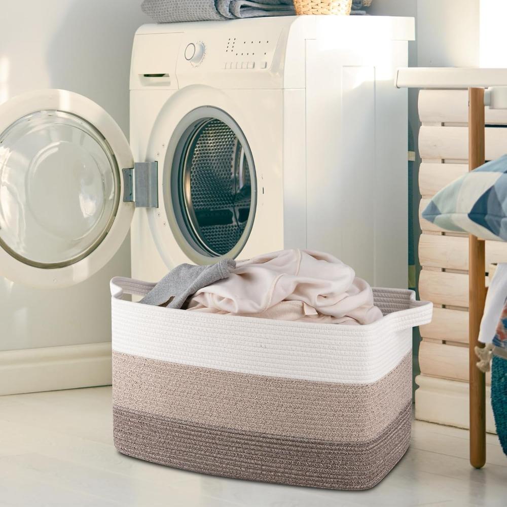 Extra Large 65L Woven Storage  - Baby Nursery Laundry Hamper recension och pris