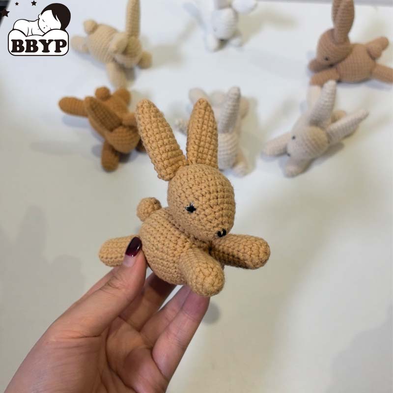 1Pcs Adorable Crochet Rabbit D - Baby Nursery Home recension och pris