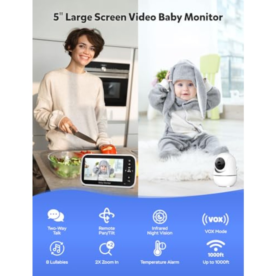 Baby monitor for nursery use,  - Baby Nursery Hours recension och pris