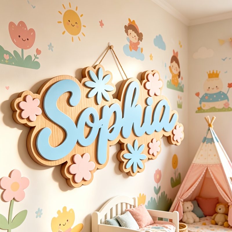 Personalized Floral Themed Nam - Baby Nursery Themes recension och pris