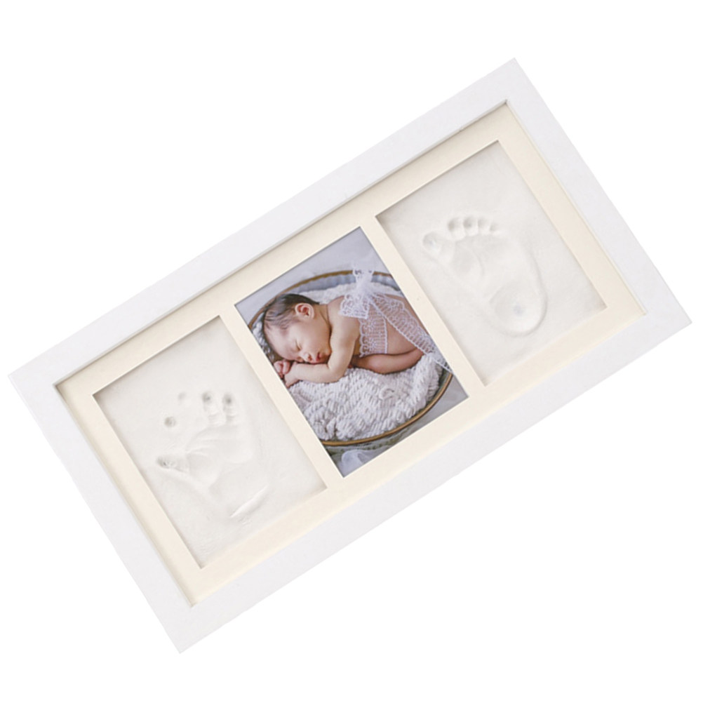 Baby Hand Footprint Photo Fram - Baby Nursery Unisex recension och pris