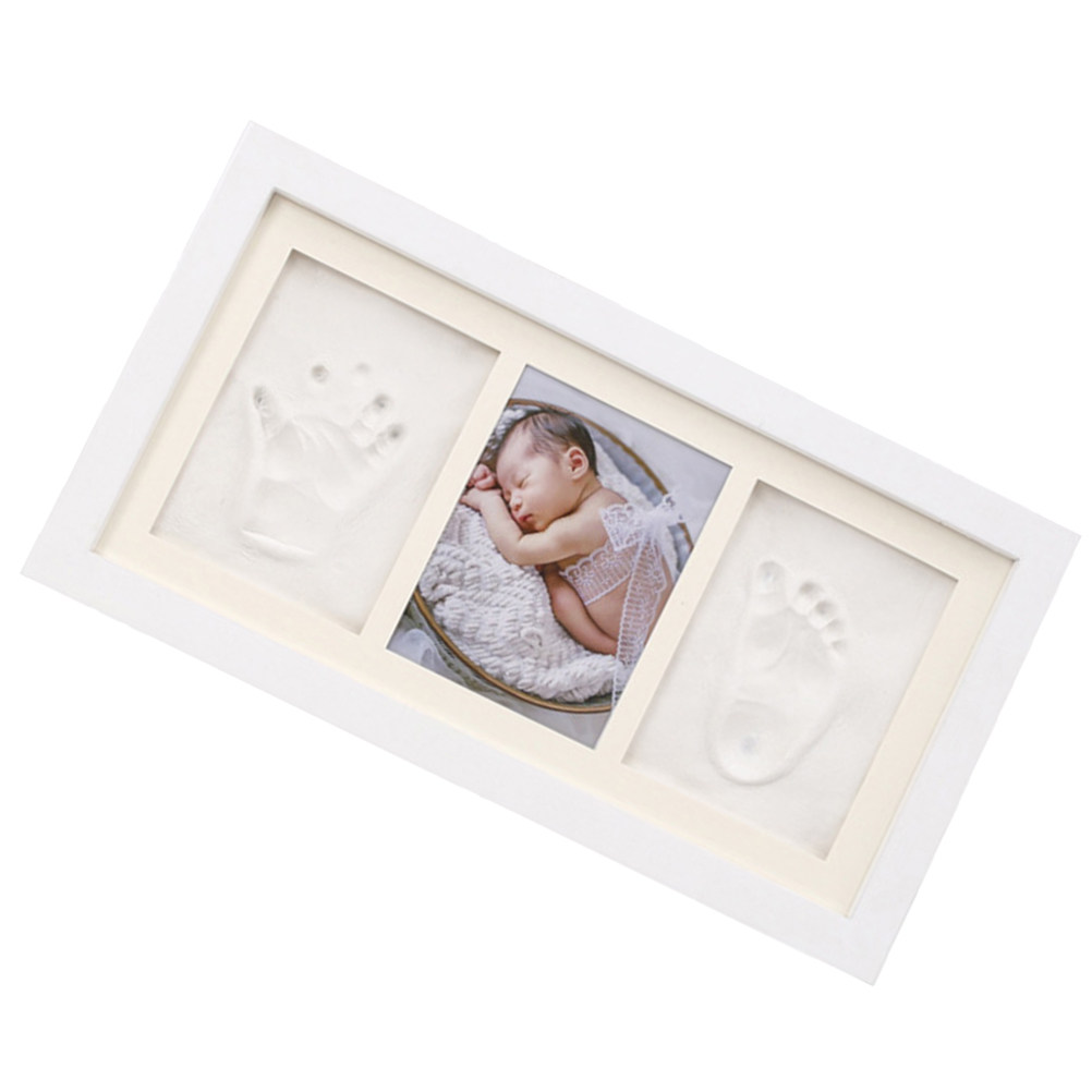 Baby Hand Footprint Photo Fram - Baby Nursery Unisex recension och pris