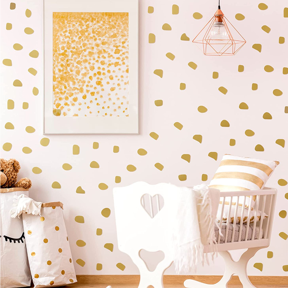 96Pcs/set Cute  Irregular Dots - Baby Nursery Vinyl Wall Stickers recension och pris