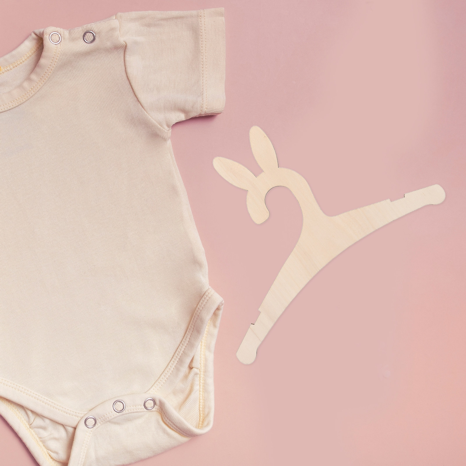 5Pcs DIY Wooden Baby Clothes H - Baby Nursery Themes recension och pris