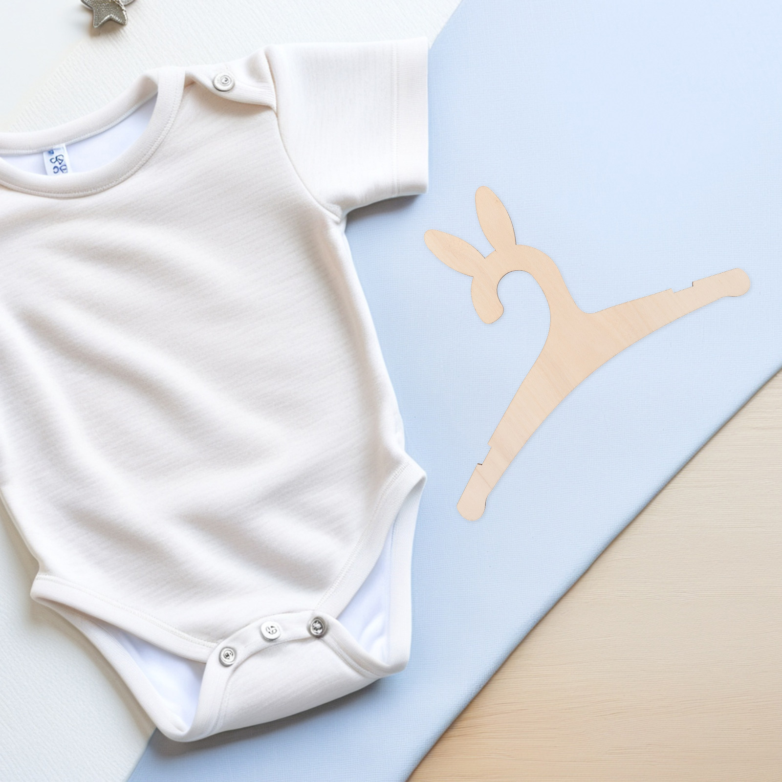 5Pcs DIY Wooden Baby Clothes H - Baby Nursery Themes recension och pris